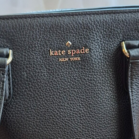 Kate Spade Jackson Medium Satchel Black Pebbled Leather - Picture 4 of 16